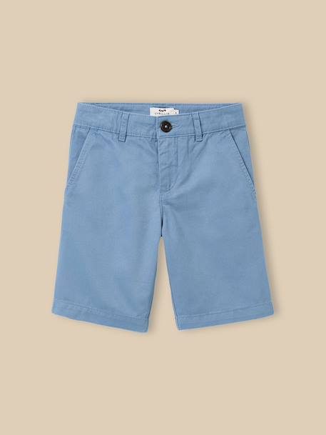 Bermuda chino garçon Bleu froid+Celadon+Ciel+Indigo+Menthe+Rouge+Sun 1 - vertbaudet enfant 