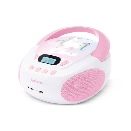 Lecteur cd mp3 enfant avec port usb Bleu foncé+Cyan+Rose+turquoise foncé+Violet 14 - vertbaudet enfant 