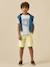 Bermuda chino garçon Bleu froid+Celadon+Ciel+Indigo+Menthe+Rouge+Sun 23 - vertbaudet enfant 