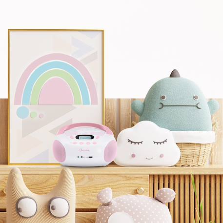 Lecteur cd mp3 enfant avec port usb Bleu foncé+Cyan+Rose+turquoise foncé+Violet 16 - vertbaudet enfant 
