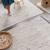 Tapis enfant lavable en coton rugcycled abc Naturel+Naturel, olive 6 - vertbaudet enfant 