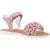 Sandale bébé synthétique chiara Rose 100 5 - vertbaudet enfant 