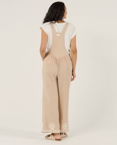 Salopette de maternité yael Beige+Bleu 6 - vertbaudet enfant 