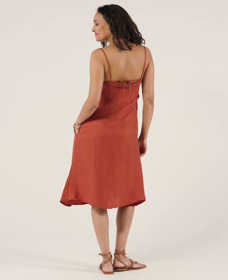 Robe d'allaitement nolwenn Bleu+Cuivre 10 - vertbaudet enfant 