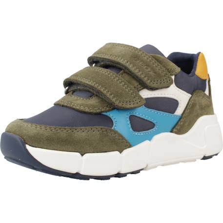 Basket garçon à scratchs b flexyper mini Jaune+Jaune c2q4f+Vert 16 - vertbaudet enfant 