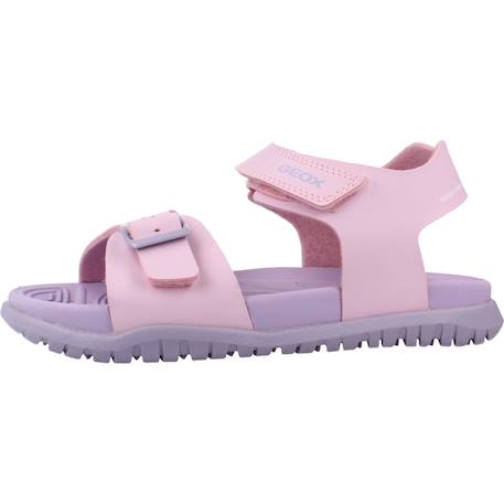 Sandales fille modèle j sandal fusbetto gi Blanc c0653+Bleu c4268+Rose c8842 14 - vertbaudet enfant 