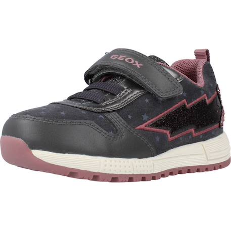 Basket fille cuir bébé alben Gris 4 - vertbaudet enfant 