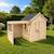 Cabane en bois enfant avec pergola alpaga Beige 2 - vertbaudet enfant 