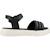 Sandales fille modèle j sandal kodette gir Blanc c1058+Noir c9999 7 - vertbaudet enfant 