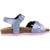 Sandales fille modèle b sandal chalki girl Bleu c0694+Bleu cf48t 7 - vertbaudet enfant 