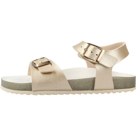 Sandales à brides Argent rose+D´or+Rose c0514 8 - vertbaudet enfant 
