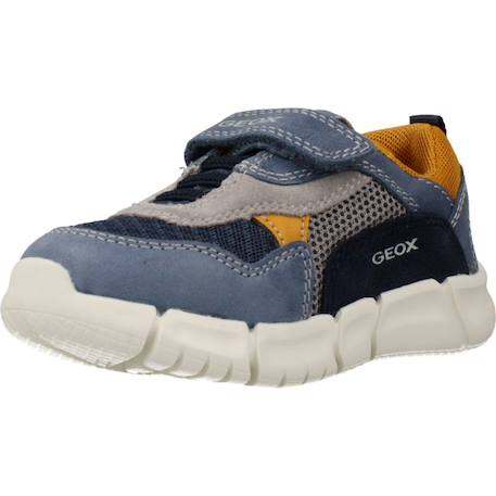 Basket garçon cuir bébé flexyper Bleu c0661+Bleu c4mf4 10 - vertbaudet enfant 