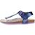 Sandales fille modèle j adriel girl Bleu 2 - vertbaudet enfant 