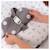 Coussin d'allaitement et de grossesse 3en1 multirelax Gris chiné lapins+Lapins 12 - vertbaudet enfant 