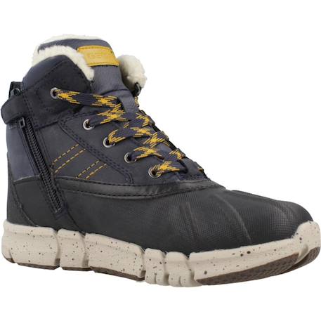 Botte garçon cuir flexyper Bleu 5 - vertbaudet enfant 