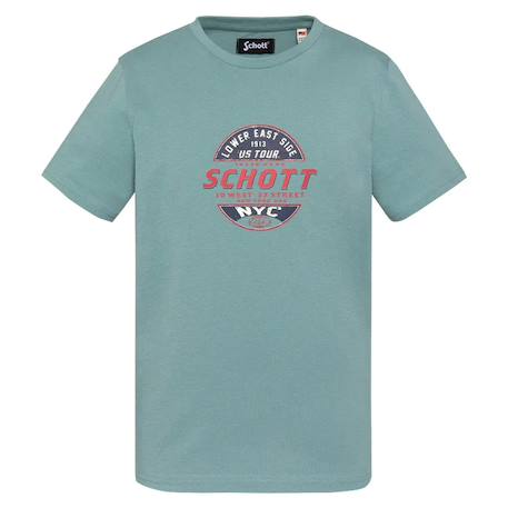 T-shirt garçon ustour Blanc+Marine+Noir+Orange+Vert 9 - vertbaudet enfant 