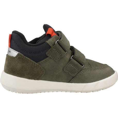 Basket garçon cuir bébé hyroo Bleu+Vert 7 - vertbaudet enfant 