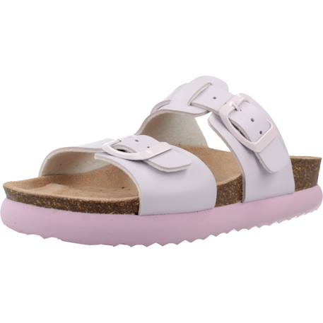 Sandales fille modèle j sandal bubblebow Bleu c3003+Violet c8020 10 - vertbaudet enfant 