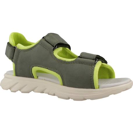 Sandales garçon modèle j sandal airadyum bo Bleu cf44m+Vert c0914 11 - vertbaudet enfant 