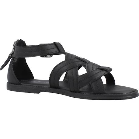 Sandales fille modèle j5535g Noir c9999+Rose c8172 5 - vertbaudet enfant 