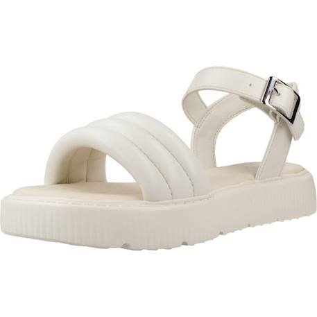 Sandales fille modèle j sandal kodette gir Blanc c1058+Noir c9999 4 - vertbaudet enfant 