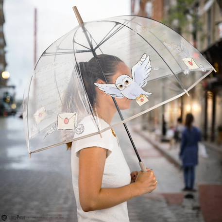 Parapluie transparent hedwige - harry potter Blanc 2 - vertbaudet enfant 