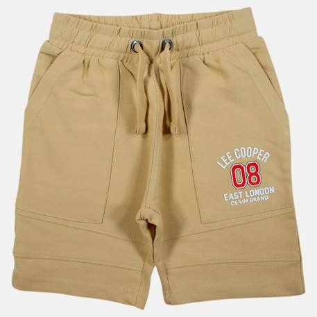 Bermuda enfant garçon avec logo et cordon Beige+Gris+Kaki+Marine 4 - vertbaudet enfant 