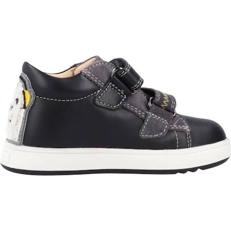 Basket garçon modèle 139938 Bleu c4075+Noir c0054 7 - vertbaudet enfant 