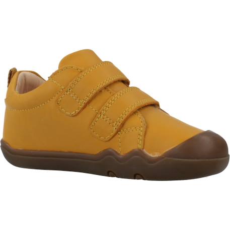 Derby garçon cuir bébé tutim Jaune c2112 5 - vertbaudet enfant 