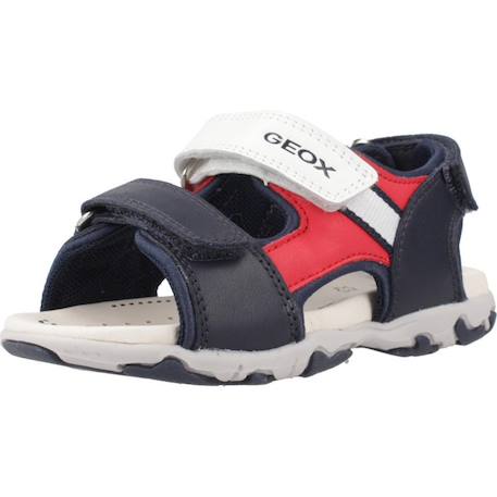 Sandales garçon en textile respirantes et légères Bleu c0735+Bleu c4002 4 - vertbaudet enfant 