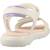 Sandales fille modèle j sandal puffypop Blanc+Blanc c0653+Rose 9 - vertbaudet enfant 