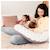 Coussin d'allaitement et de grossesse 3en1 multirelax Gris chiné lapins+Lapins 8 - vertbaudet enfant 
