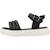 Sandales fille modèle j sandal kodette gir Blanc c1058+Noir c9999 8 - vertbaudet enfant 
