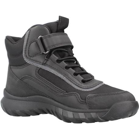 Botte garçon synthétique simbyos Bleu c4321+Noir c0005+Noir c0245 11 - vertbaudet enfant 