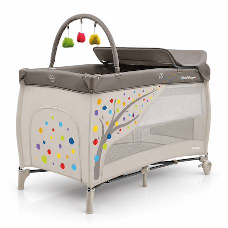 Lit de voyage complet avec arbre Beige 1 - vertbaudet enfant 