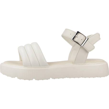 Sandales fille modèle j sandal kodette gir Blanc c1058+Noir c9999 2 - vertbaudet enfant 