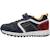 Basket garçon cuir bébé alben Bleu c4335+Noir c0260 2 - vertbaudet enfant 