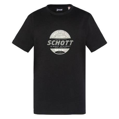 T-shirt garçon ustour Blanc+Marine+Noir+Orange 5 - vertbaudet enfant 