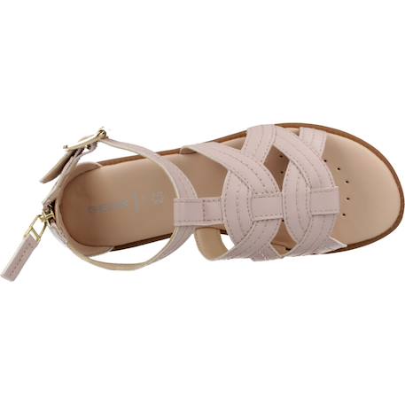 Sandales fille modèle j5535g Noir c9999+Rose c8172 12 - vertbaudet enfant 