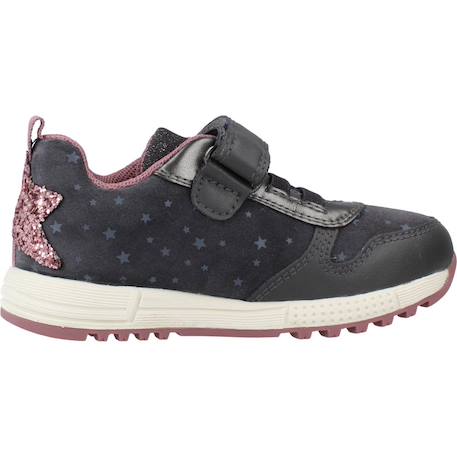 Basket fille cuir bébé alben Gris 1 - vertbaudet enfant 
