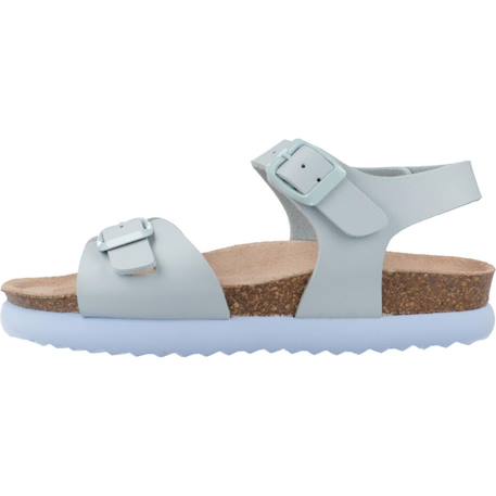 Sandales fille modèle j sandal bubblebow g Bleu c4016+Rose c8010 2 - vertbaudet enfant 
