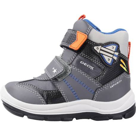 Botte garçon synthétique bébé flanfil Bleu+Gris 8 - vertbaudet enfant 