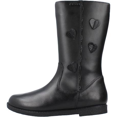 Botte fille cuir bébé shawntel Noir 2 - vertbaudet enfant 