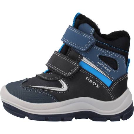 Botte garçon synthétique bébé flanfil Bleu+Noir 2 - vertbaudet enfant 