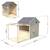 Cabane bois enfant avec pergola et comptoir epicerie Beige 5 - vertbaudet enfant 