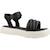 Sandales fille modèle j sandal kodette gir Blanc c1058+Noir c9999 11 - vertbaudet enfant 