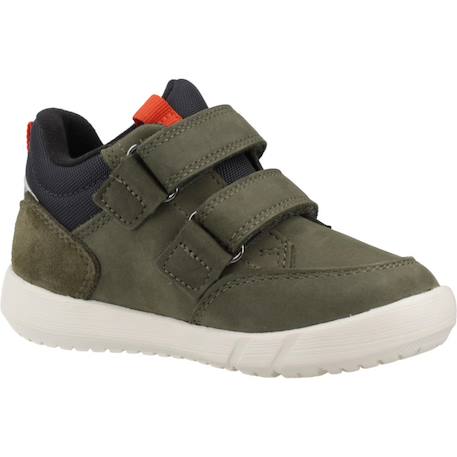 Basket garçon cuir bébé hyroo Bleu+Vert 11 - vertbaudet enfant 