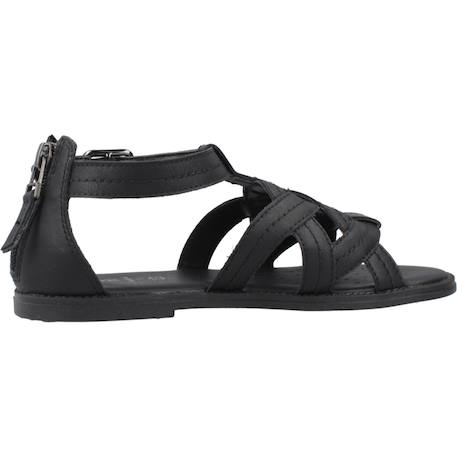 Sandales fille modèle j5535g Noir c9999+Rose c8172 1 - vertbaudet enfant 