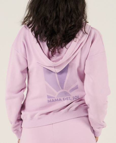 Sweat hoodie de grossesse et d'allaitement coconut Abricot+Lila+Vanille 9 - vertbaudet enfant 