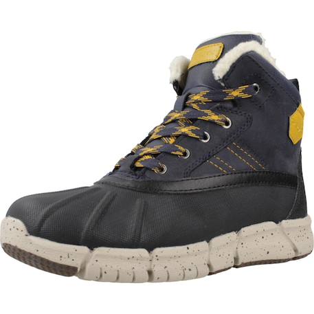 Botte garçon cuir flexyper Bleu 4 - vertbaudet enfant 
